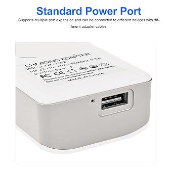 ciciglow Mini UPS Battery Backup, 1200mAh Output USB 5V 2A Uninterruptible Small UPS Power Supply for WiFi Router Phone Camera (US Plug)