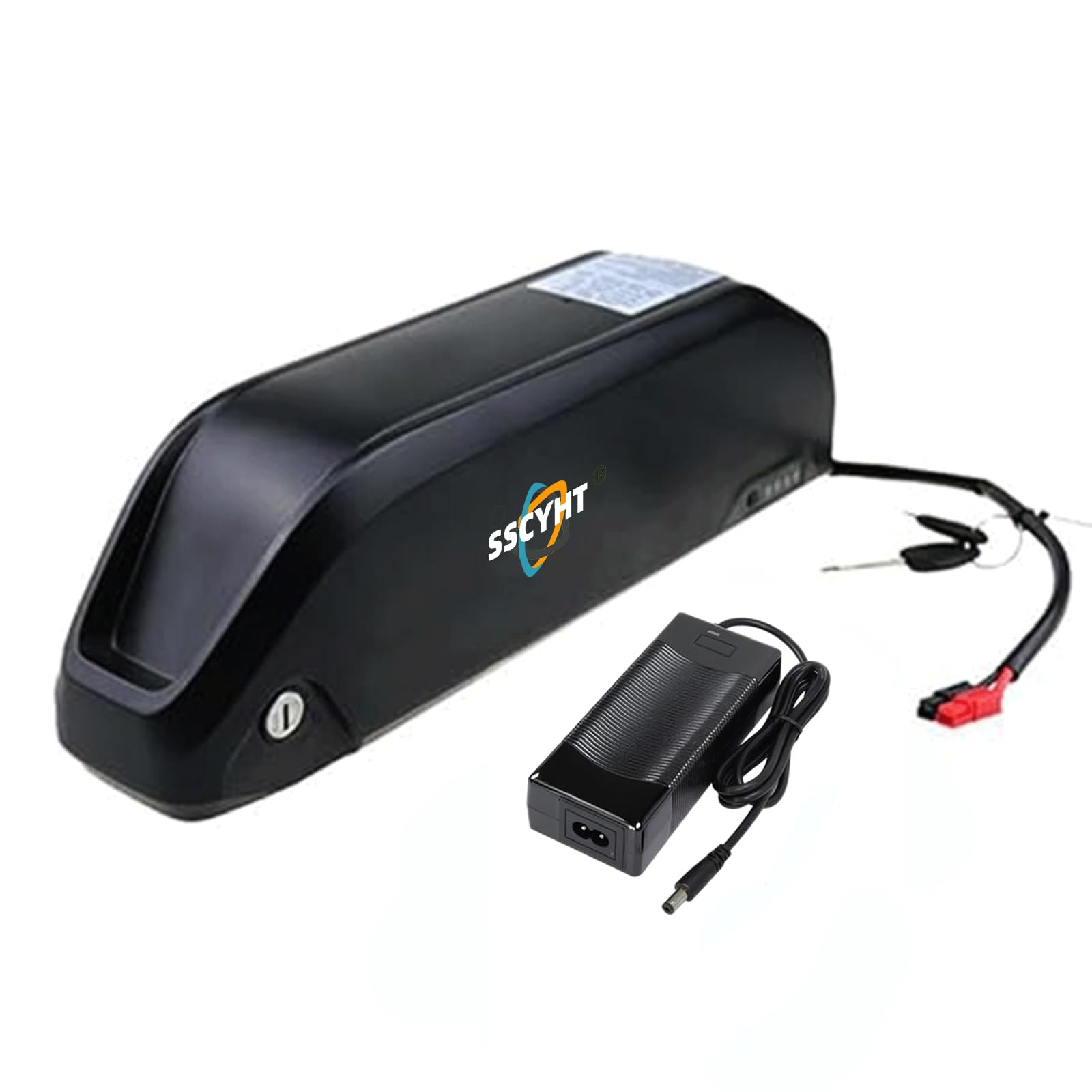Batteria per e-Bike da 52V (10Ah, 13Ah, 15Ah, 17,5Ah, 20Ah) – Batteria Sostitutiva Ricaricabile al Litio da 52 Volt con Caricabatterie e Base a 5 Pin