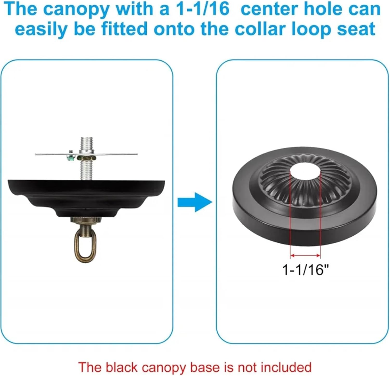 Light Fixture Mounting Bracket Universal Light Fixture Bar Kit, 1/4 IP Center Ceiling Plate Mounting Bracket Canopy Hardware Repair Set with Screws