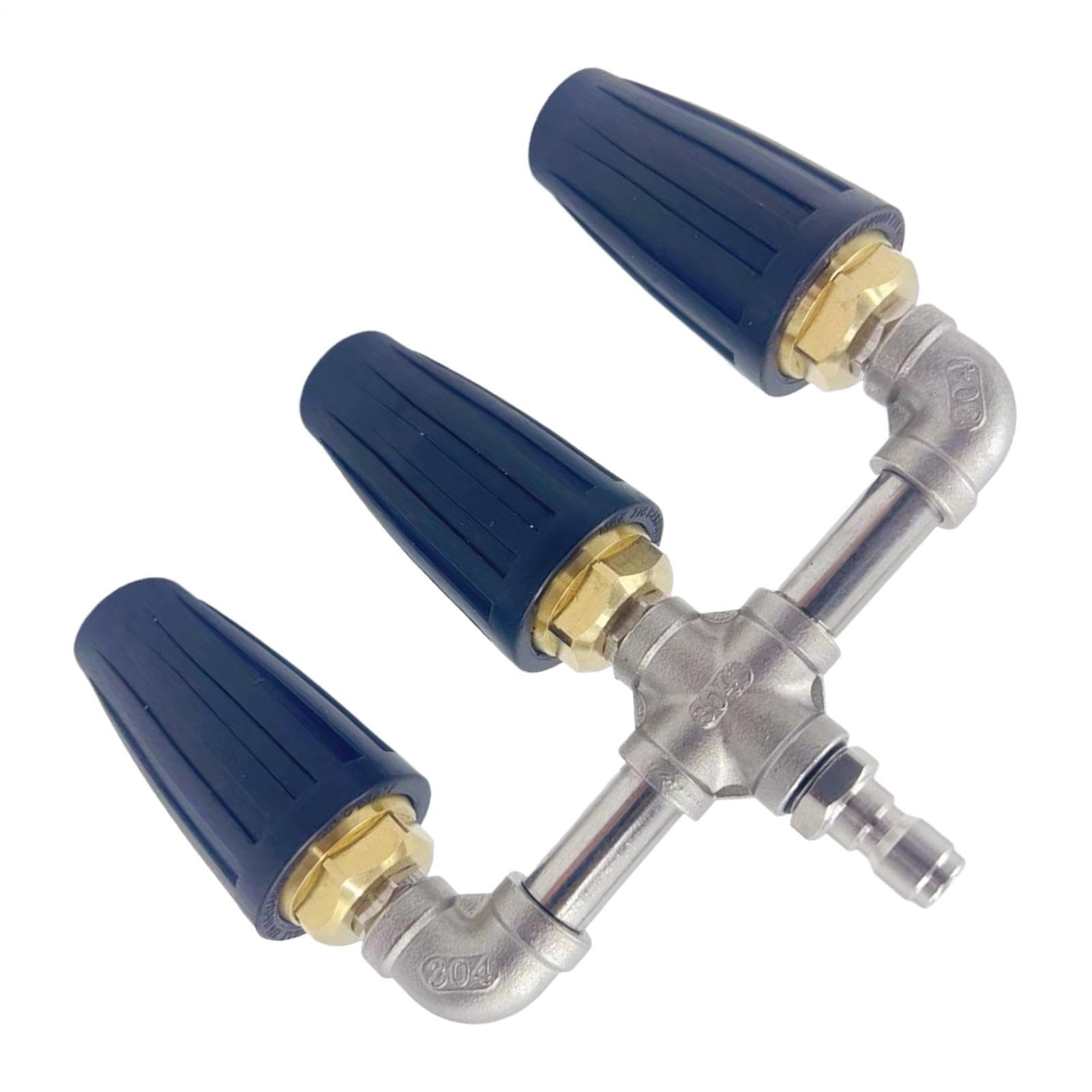 Ugello Turbo di Ricambio per Idropulitrice Ugello Turbina Ricambio Attacco | Punta Turbo Idropulitrice Testa Per Pulizia A Pressione, Pareti, Finestre, , Calcestruzzo, Viali, Giardino, Puli