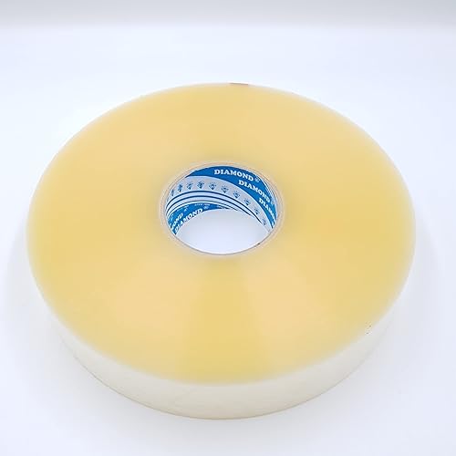 Miniatura 4 de VPTAPE - Cinta de longitud de máquina, 6 rollos de embalaje transparente, embalaje, cintas de sellado de cartón, 2 pulgadas de ancho x 1000 yardas,