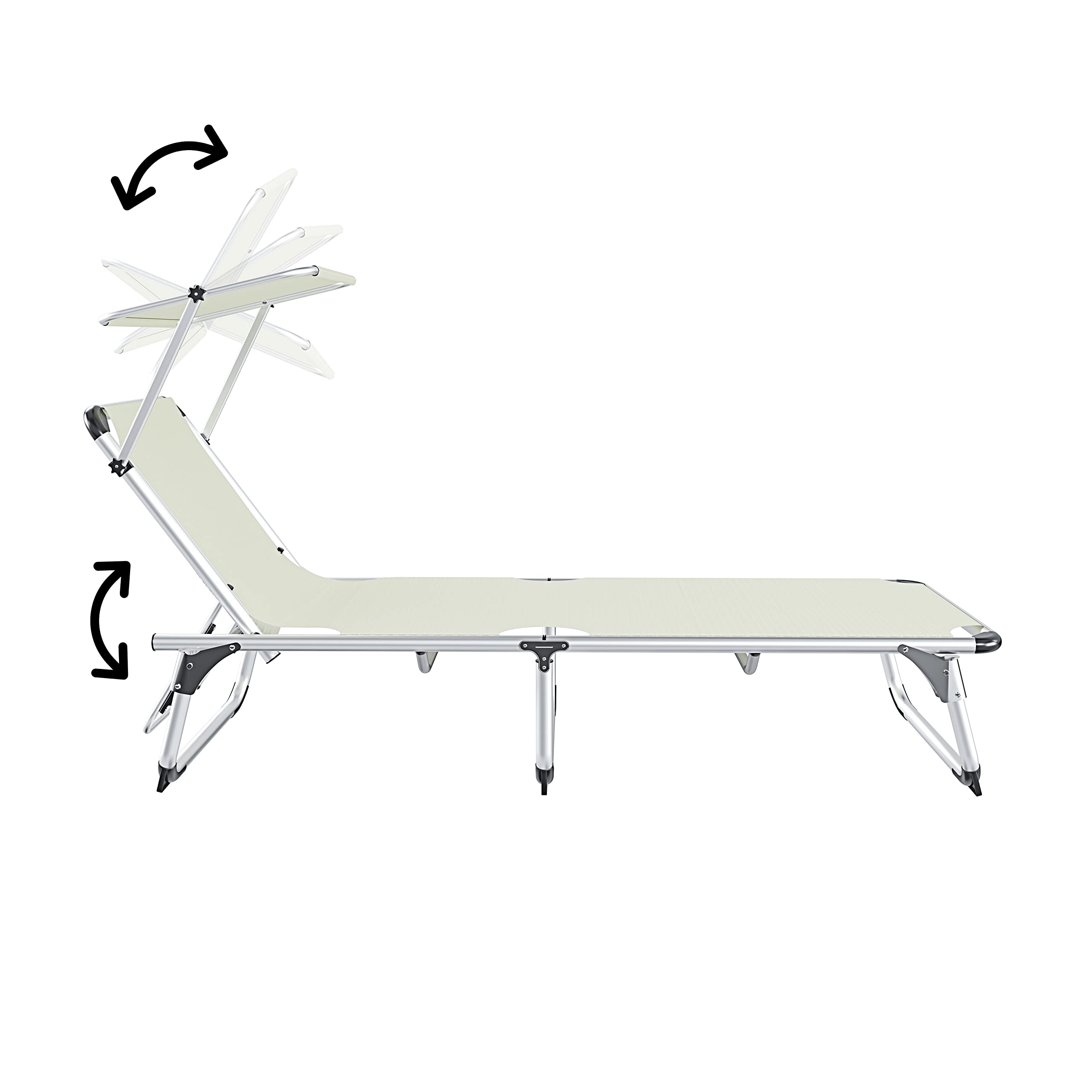 Lidl Volantino Sdraio Rattan Lettino Da Sole Lidl Sedia Sdraio - Main Image