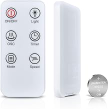 New Replacement Remote Control for Antarctic Star 43 inch Tower Fan 5314