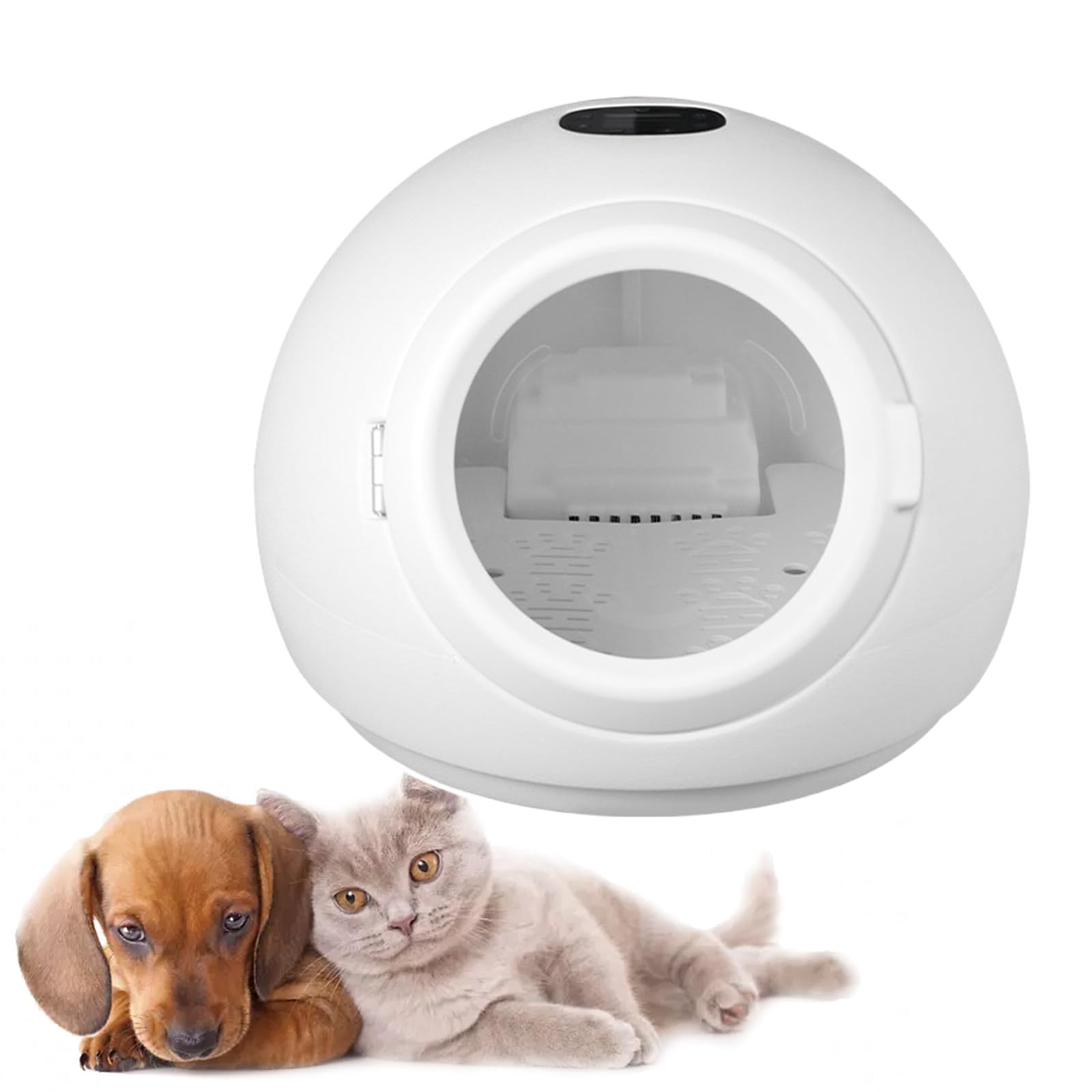 HCAUYNN Caja Secadora De Pelo para Mascotas para Tiendas De Limpieza De Mascotas, MáQuina Secadora para Gatos con 4 Velocidades De Viento Ajustables