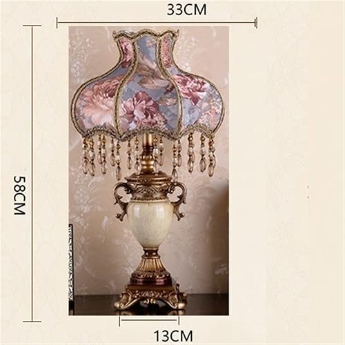 Miniatura 2 de Lámpara de mesa tradicional moderna lámpara de noche de princesa, lámpara de mesa para habitación de niños, lámpara vertical para dormitorio,