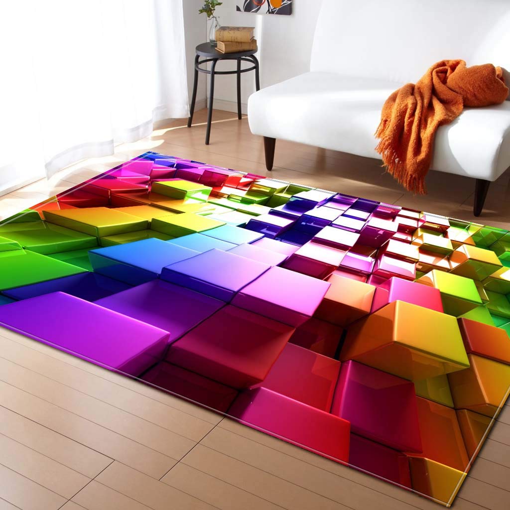 Tapis 3D living room anti-bruit pour protéger le sol de salle de restaurant