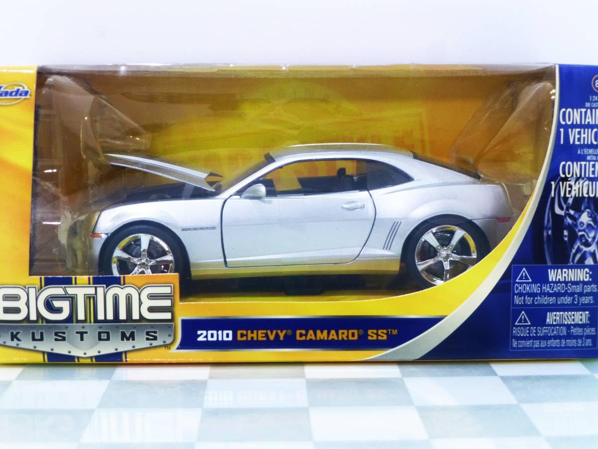 2010シェルビーカマロSS Amazon.co.jp: JADA TOYS 1/24 2010 CHEVY CAMARO SS SILVER