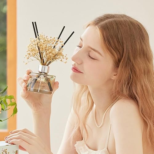Miniatura 6 de COCODOR - Difusor de aceite esencial con varillas de junco, 6,7 onzas (200 ml), 1 unidad, aroma a fragancia para el hogar, dormitorio, baño,