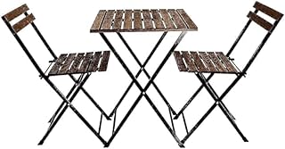 Pratico, Bistro set of table & 2 chairs , Wooden, M5-BISTRO