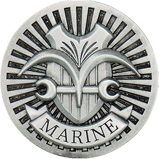 One Piece Limited Edition Marine Pin Badge, 42mm diameter, Metal