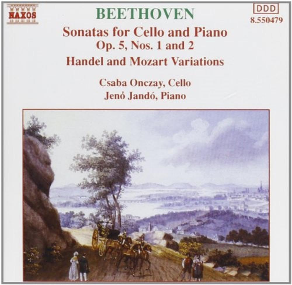 Beethoven: Sonatas for Cello and Piano 1 & 2 / Handel & Mozart Variations