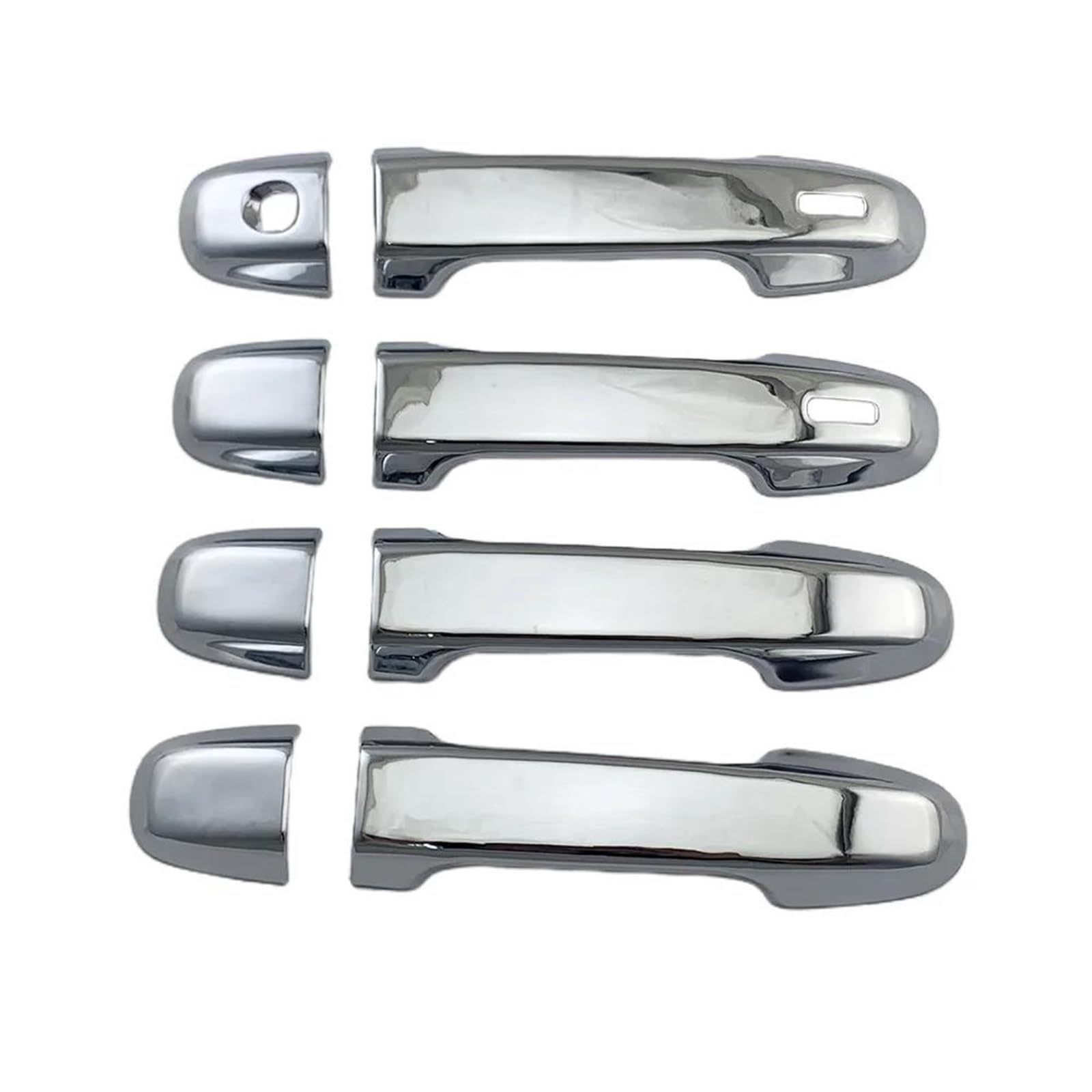 YSDSLS Door Handle Cover Exterior Parts Car Decoration for Toyota for Yaris for Vitz 2012-2019(Chrome 2 Smart)