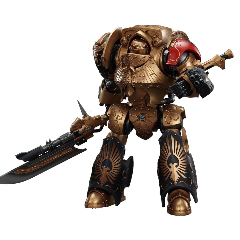 JOYTOY Warhammer 40K 1/18 Action Figure Legio Custodes Contemptor-Achillus Dreadnought Warhammer The Horus Heresy Collection Model Birthday gifts — image 1