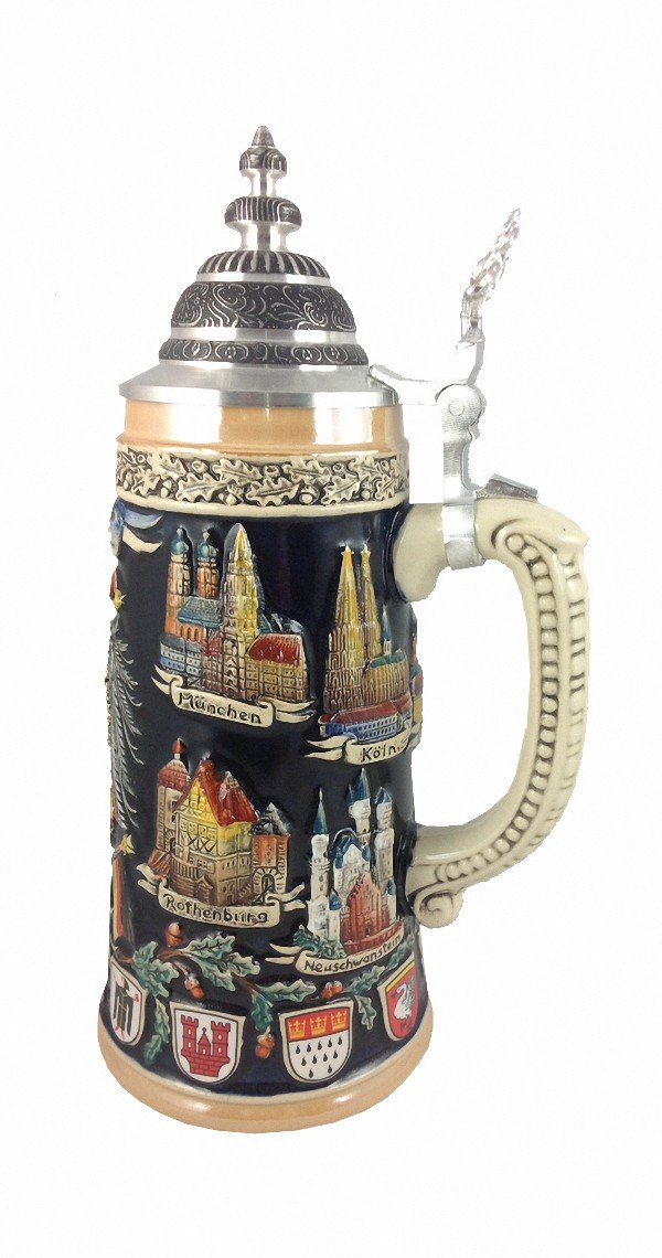 Zöller & Born Bierkrug Städte Seidel 1 Liter Bierseidel ZO 1944/906