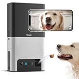 Bites 2 Wi-Fi Pet Camera with Treat Dispenser & Alexa Built-in, for Dogs and Cats. 1080p HD Video, 160 Full-Room View, 2-Way Audio, Sound/Motion Alerts, Night Vision, Pet Monitor