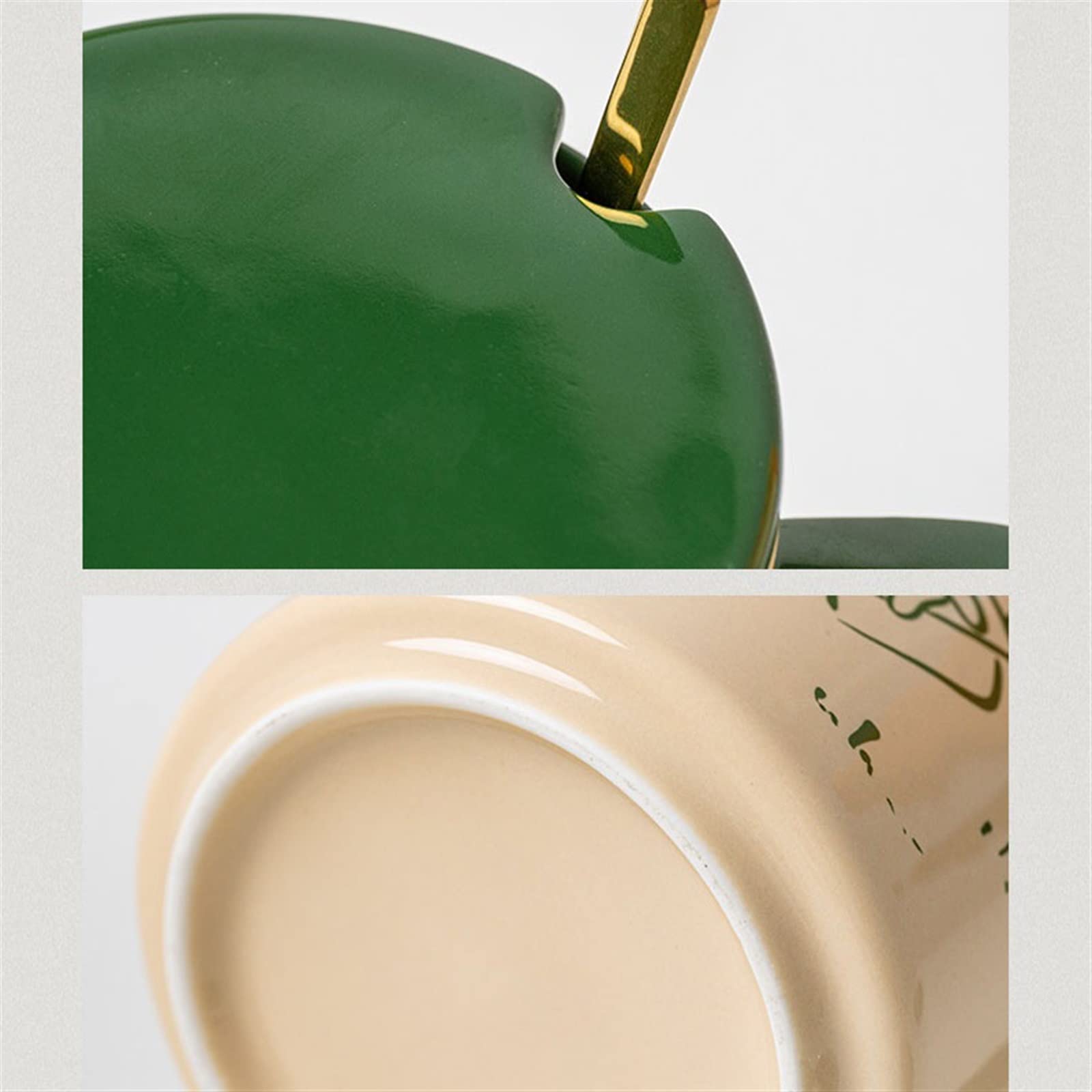 Keramik Kaffeetasse 480ML Kreative Keramik Tasse Frühstück Haferflocken Tasse Exquisite Kaffeetasse Tiermuster Becher (B)
