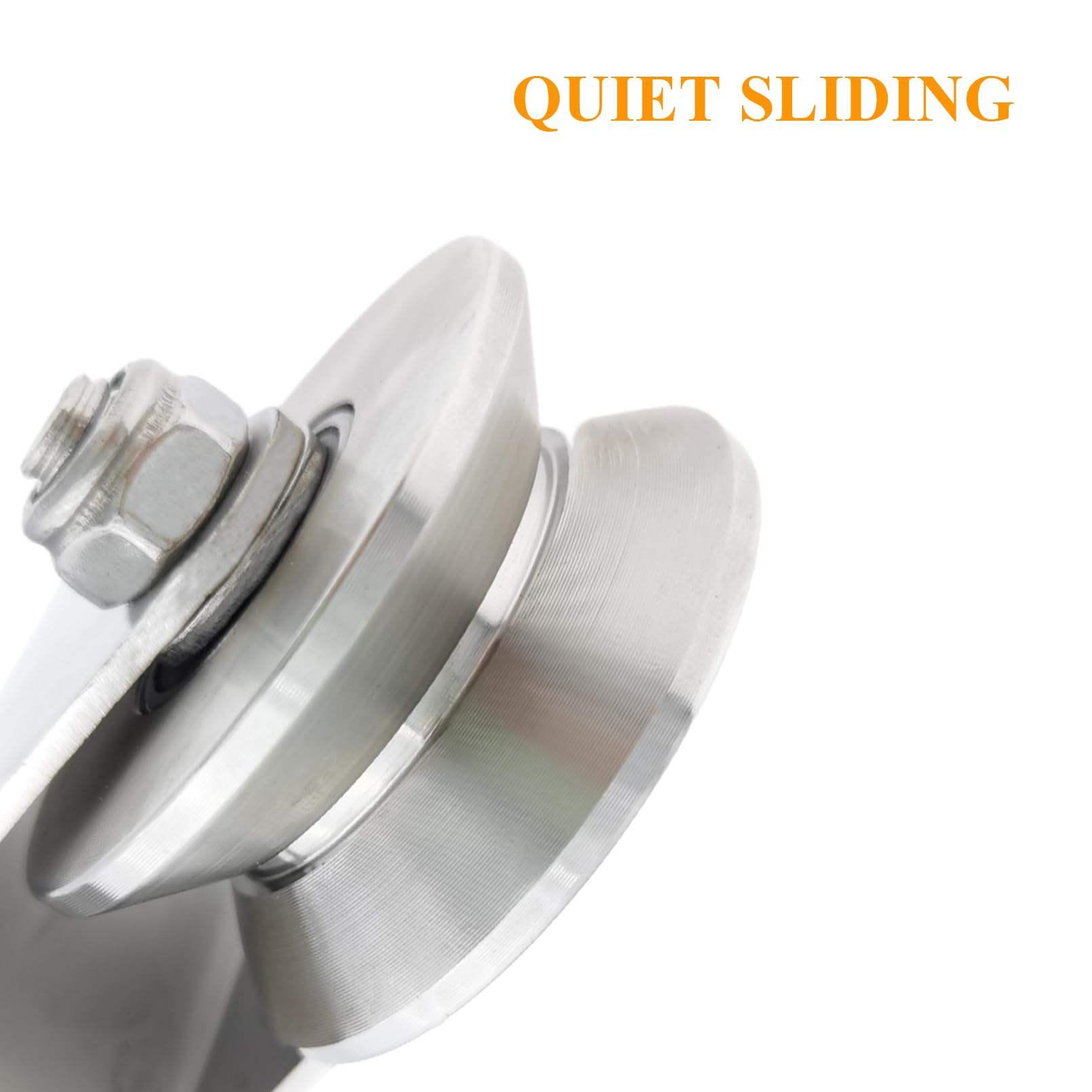 Snapklik.com : 3in 304 Stainless Steel Sliding Gate Wheels V Groove ...