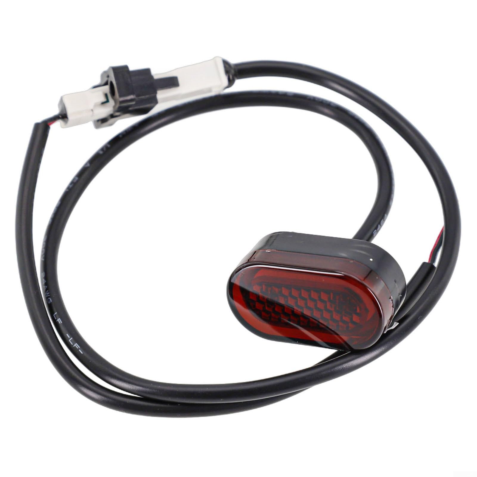 Kit de luz de freno trasera y hebilla de cable de batería para scooter eléctrico Xiaomi Pro, montaje de luz trasera de repuesto con línea de alimentación de 18 cm, B