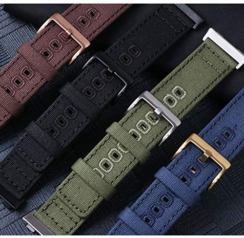 Shieranlee Compatible with Oppo watch 1 41mm strap,Soft Woven Nylon Replacement Band with Adjustable Closure - Image 4