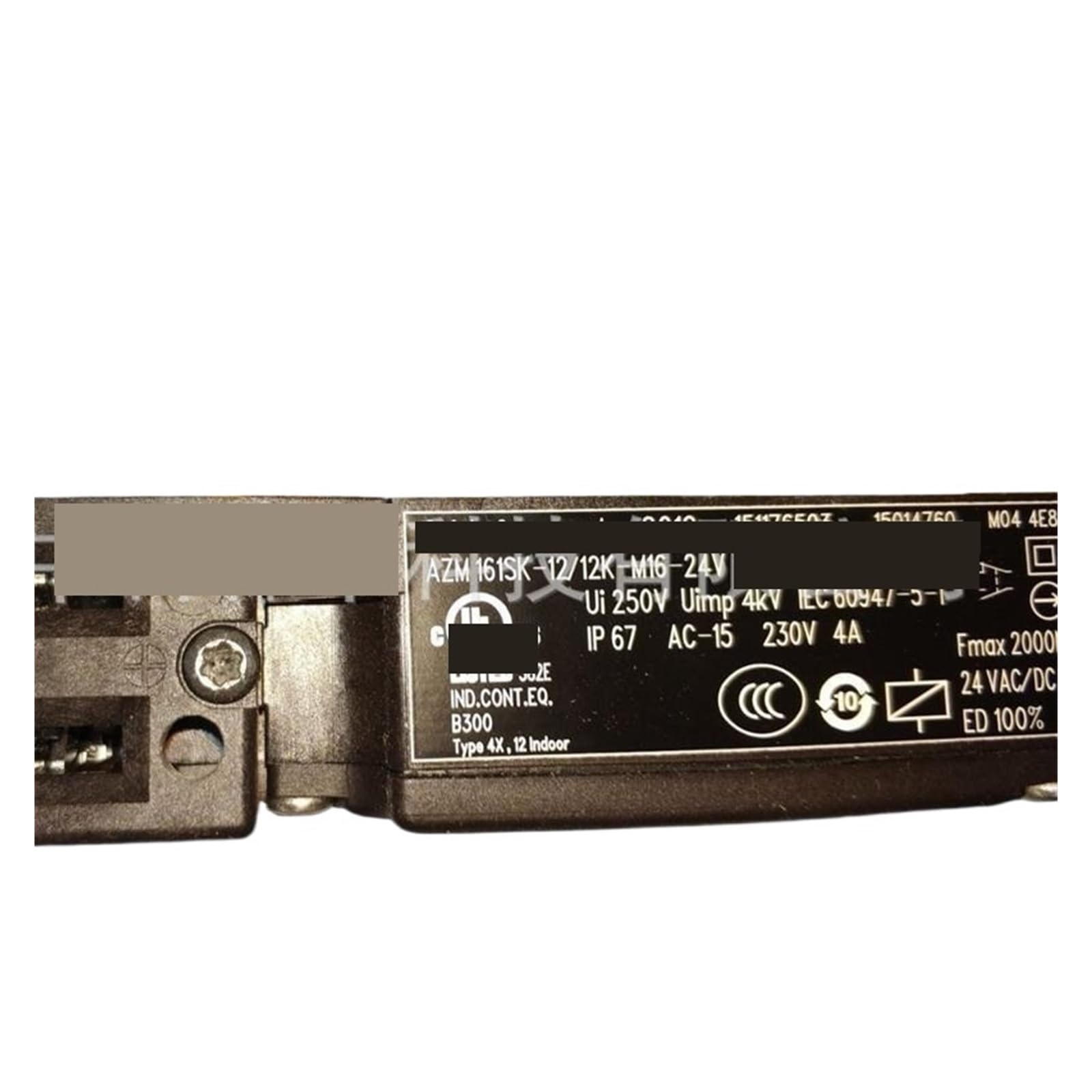 Interruptor de bloqueo de seguridad 161SK-12/12K-M16-24V Interruptor de bloqueo