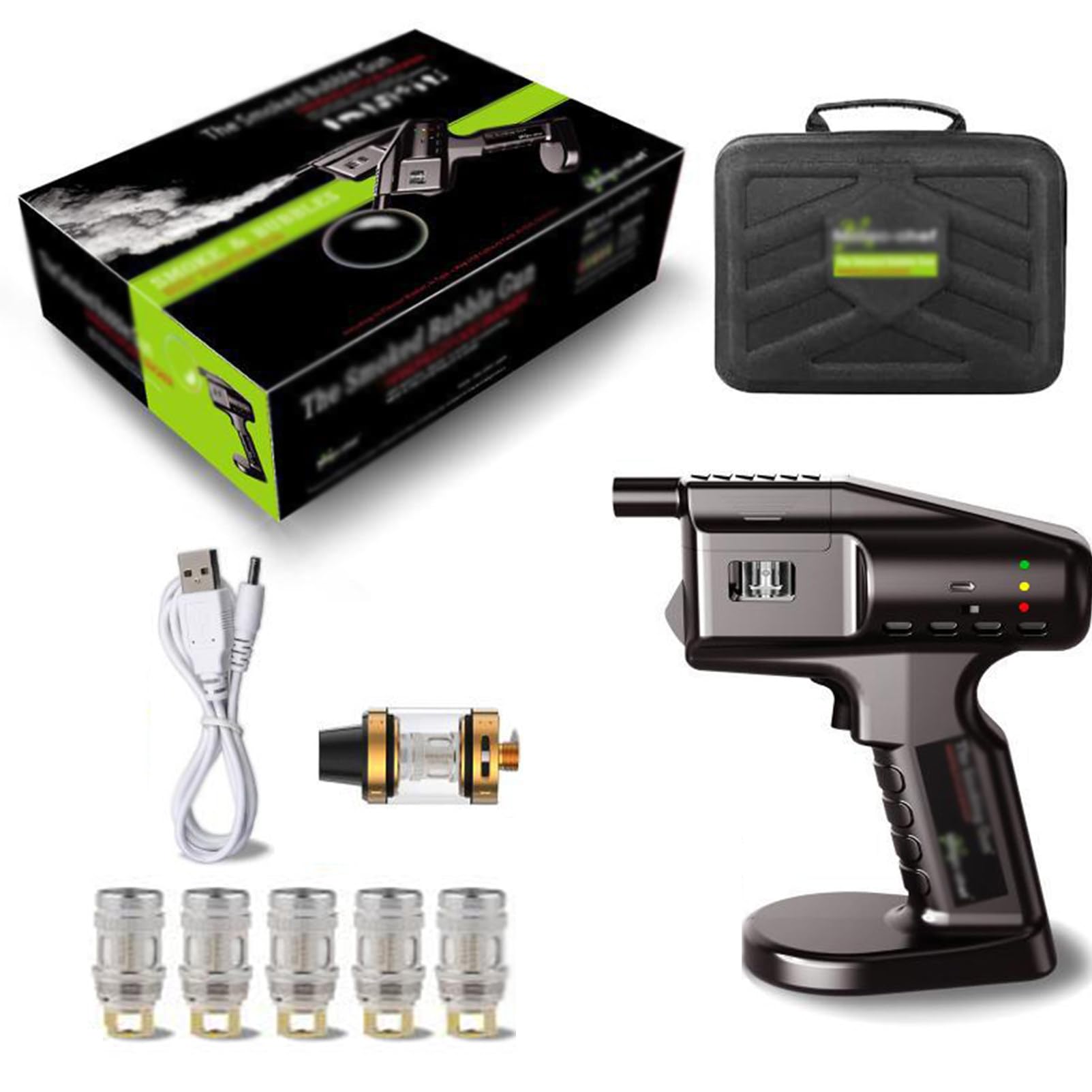 Smoke Bubble Gun, Bartending Smoke Maker, Bartending Bubble Gun, Bartending Smoke Maker Kuchnia Molekularna Mleko Herbata Kawa Koktajl Pistolet Do Dymu BąBelkowego