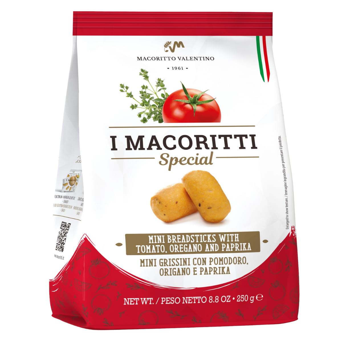 Amazon.com: I Macoritti Special Breadsticks with Tomato, Oregano