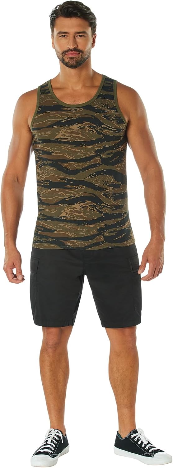 Rothco Tank Top – Workout Muscle Bodybuilding Fitness Training Sleeveless Shirt for Men