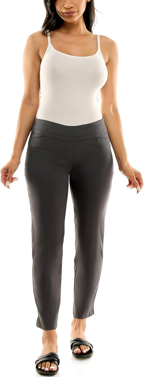 Zac & Rachel Women's Pull-On Ankle Length Pants with Millennium Fabric - Image 3