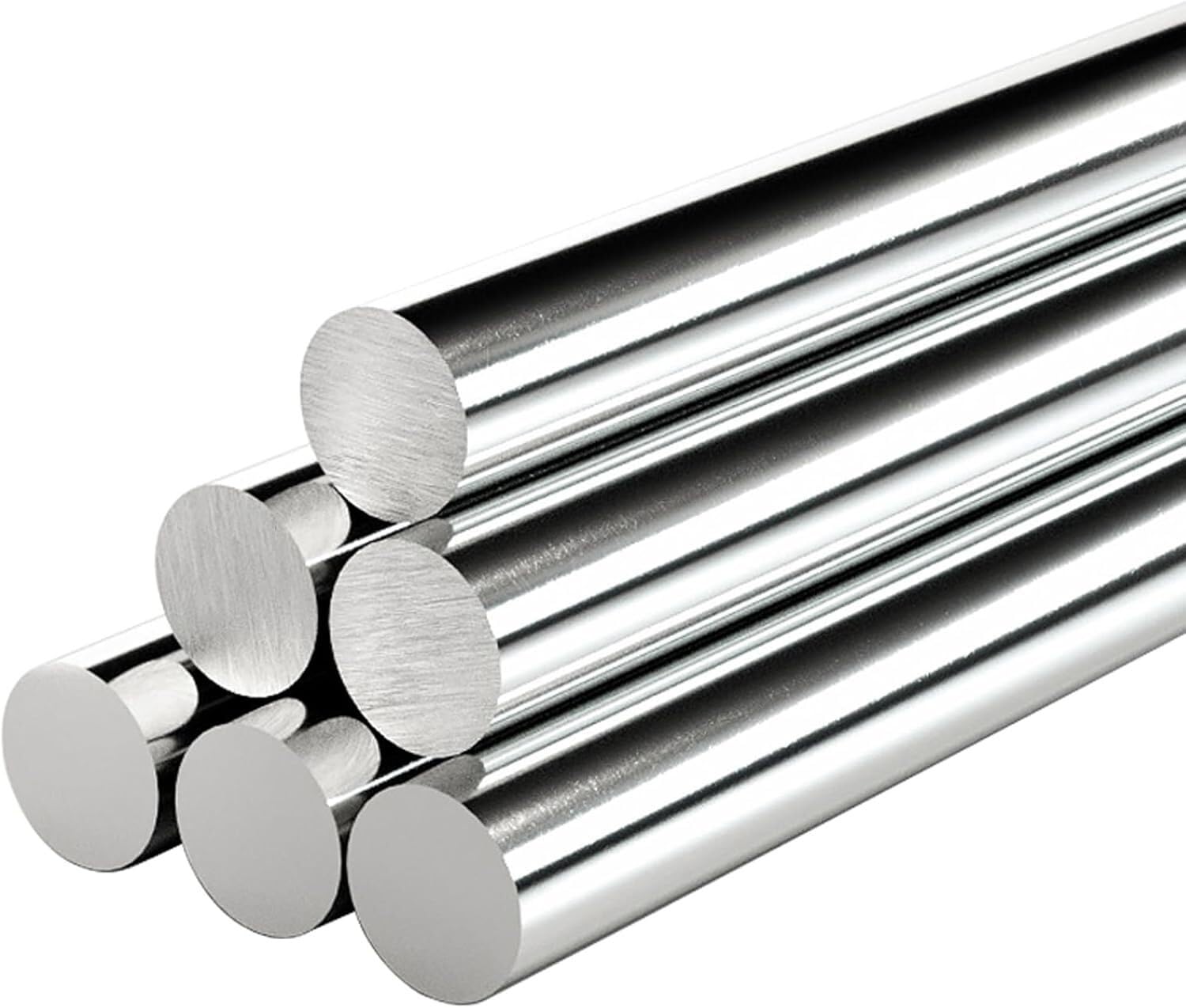 Ejes lineales de Acero Inoxidable, Paquete de 10 Varillas Redondas Acero Inoxidable 304, diámetro 2-3 mm, Longitud 500(Diameter 2.5mm)