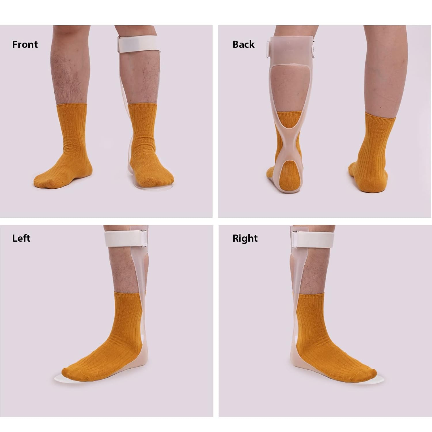 AFO Foot Drop Brace Ankle Foot Orthosis Medical Afo Walking with Shoes for Stroke Hemiplegia Men & Women Left / Right Foot (Medium-Right) : Health & Household