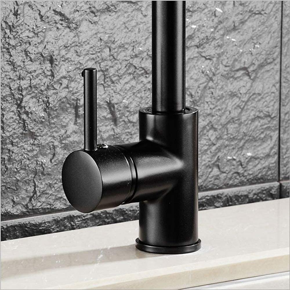 grifo para lavabo, Grifos de lavabo cocina acero inoxidable 304 con curva pequeña