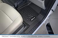 Vista 3 de MAXLINER - Juego de alfombrillas personalizadas de primera fila compatibles con Ford F-250 2017-2025