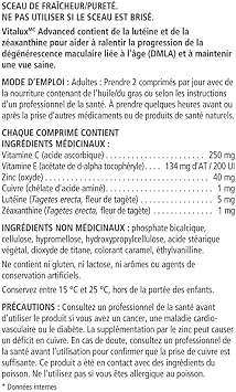 Vitalux Advanced Ocular Multivitamin 60 Count