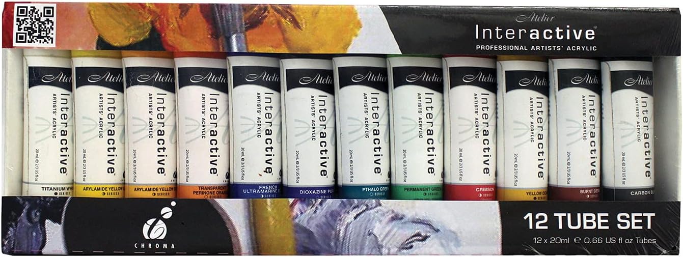 Chroma Atelier Interactive Acryl 20ml 12-Tube