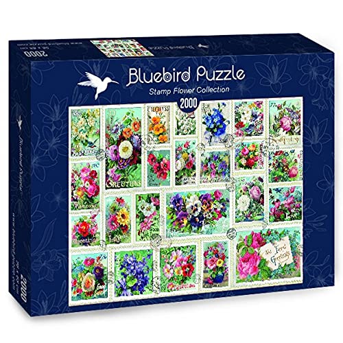 Stamp Flower Collection Jigsaw Puzzle 2000 Pieces – Bild 3
