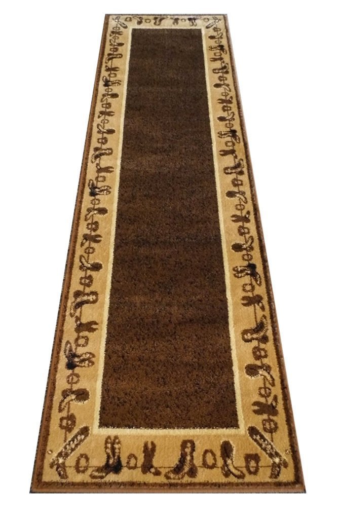 Champion Rugs Lodge Cabin Country Western Theme Cowboy Boots Area Rug (2 Feet 2 Inch X 7 Feet 2 Inch Runner)
