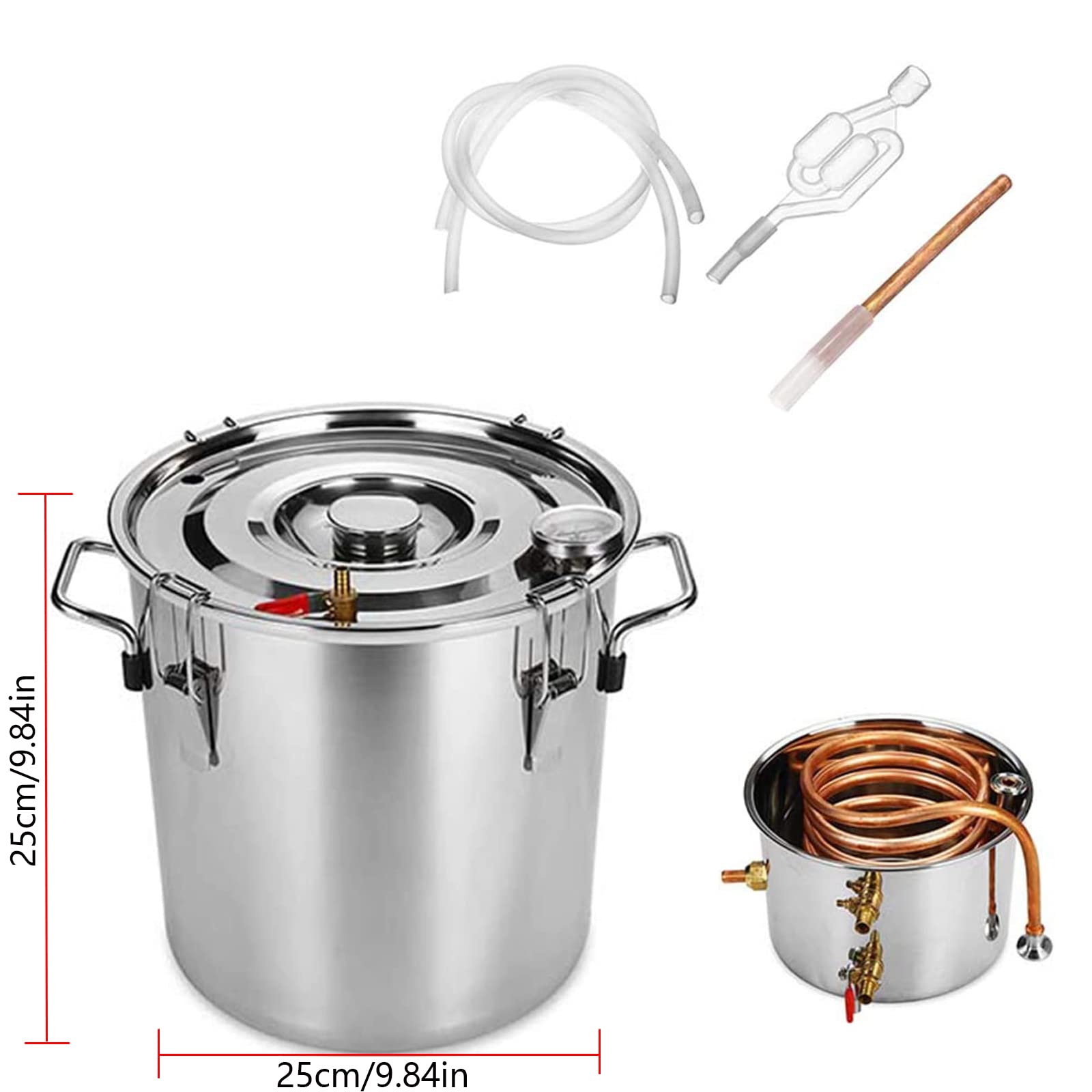 Hanchen 10L 蒸留水器 Amazon｜家庭用蒸留器機器ハーブからのDIYエッセンシャルオイル