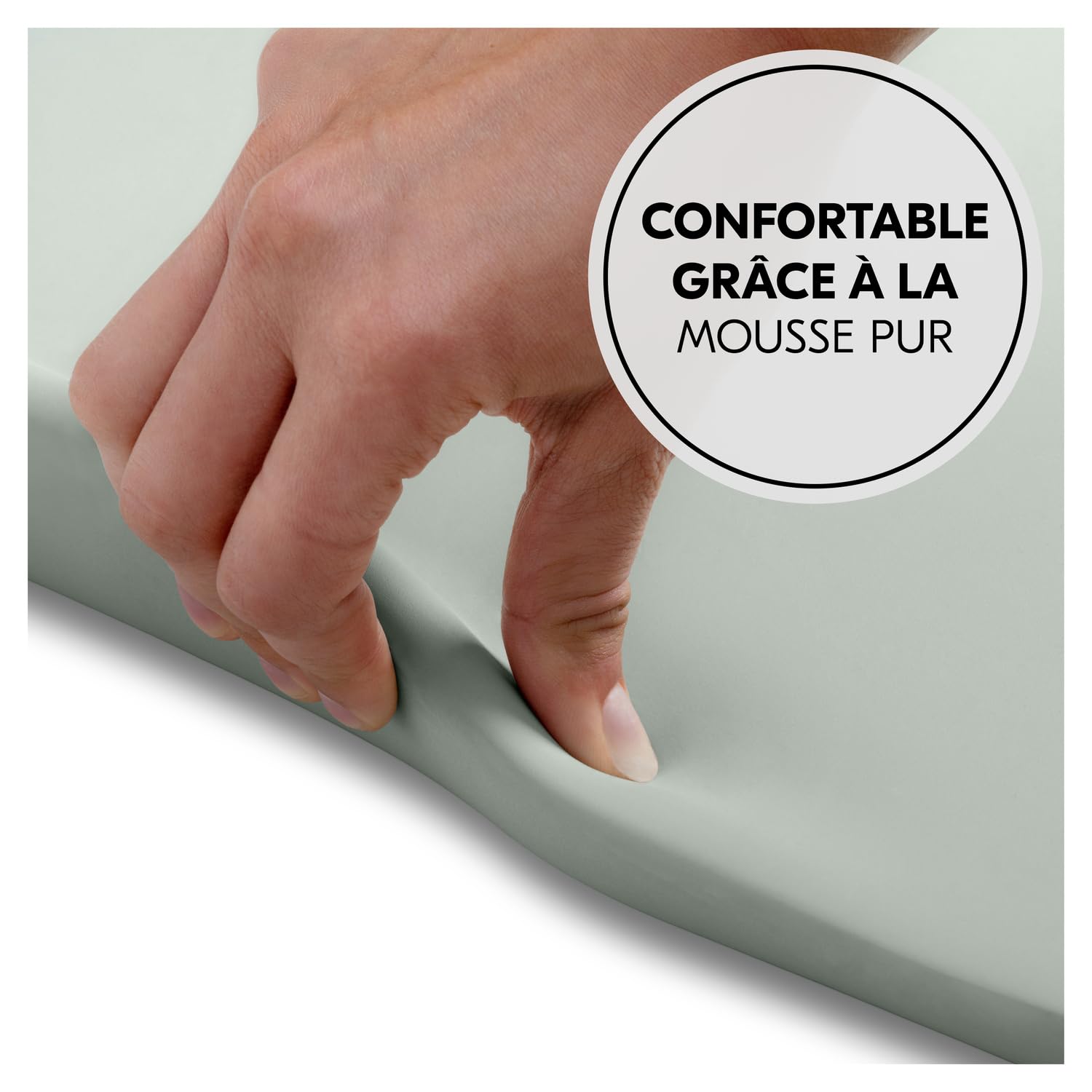 hauck Matelas a Langer Bebe Change N Clean 50 X 70 cm, Tapis a Langer Imperméable et Hygiénique, Surface Lavable Facile à Nettoyer, Jusqu’à 25 Kg, Sans Substances Nocives - Sauge