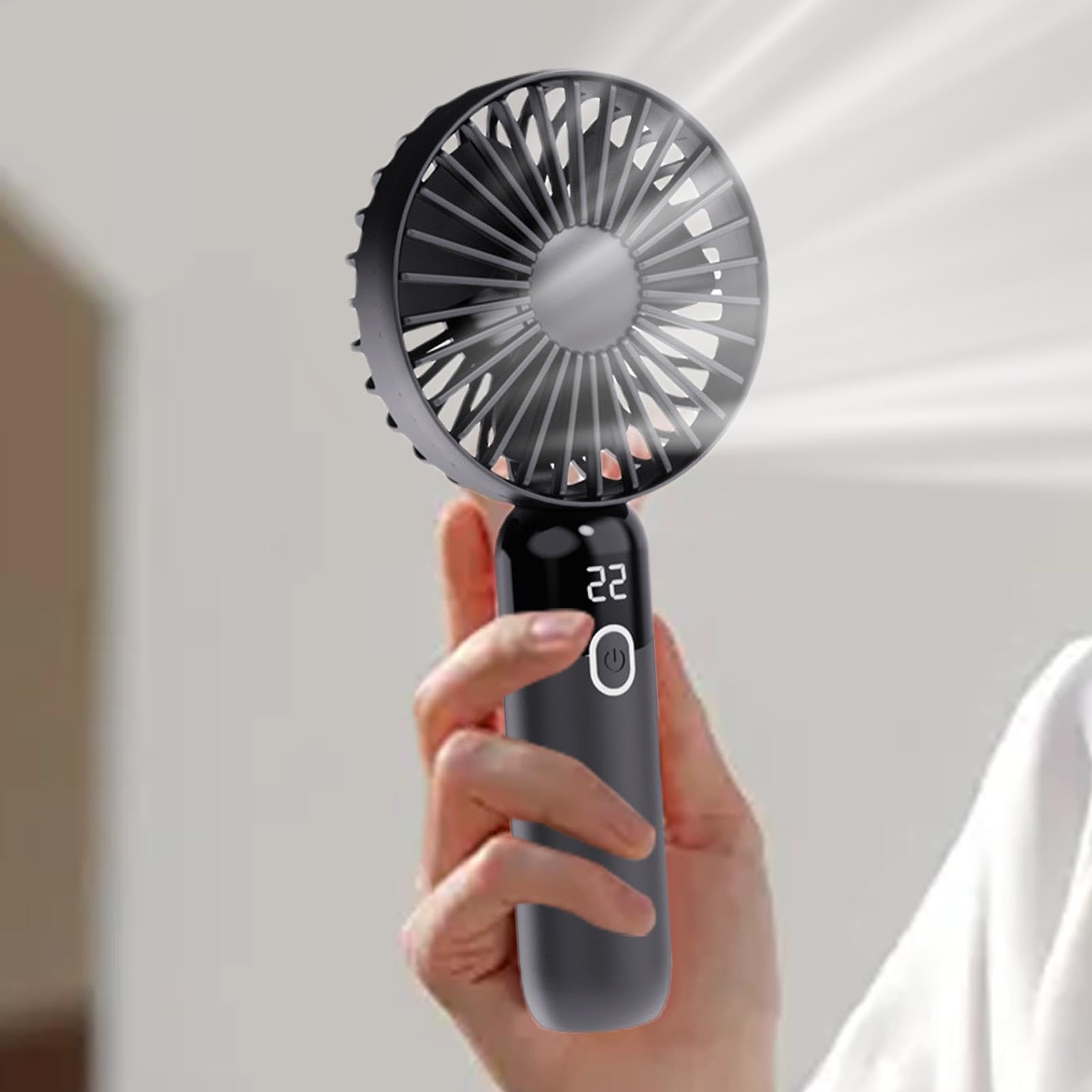 Amazon | ミニハンディファン、充電式ハンディファン,ポータブル扇風機