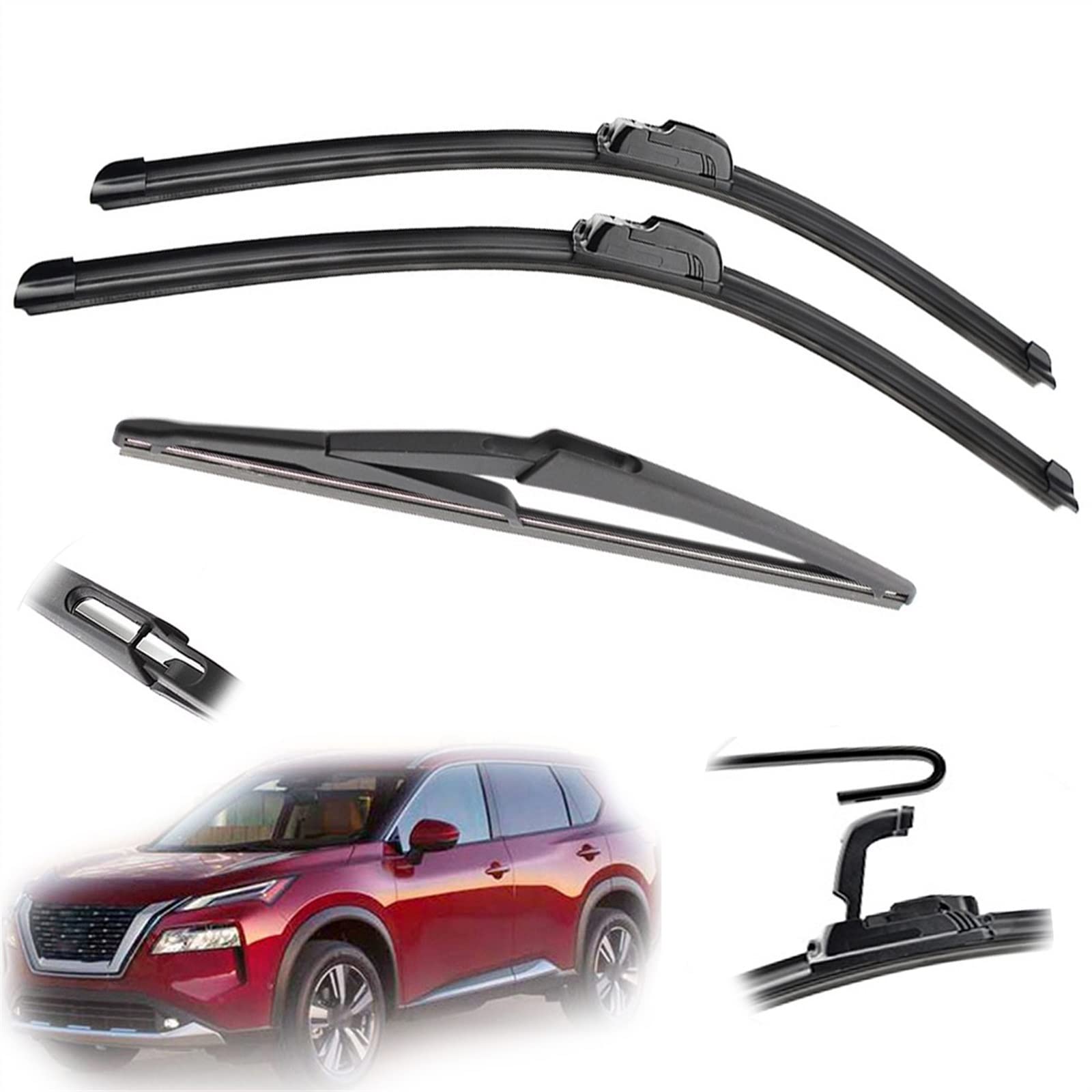 Essuie-glace Nissan X-Trail T32 anti-traces pour pluie intense