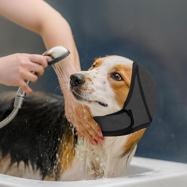 Foto 7 de 8 de MiOYOOW Protección de Orejas para Perro, Cubierta Ajustable para Cabeza de Perro, Cancelación de Ruido