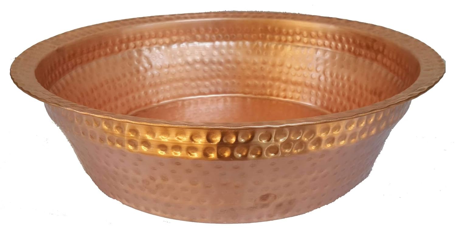 Shiny Gold Copper Pedicure Bowl