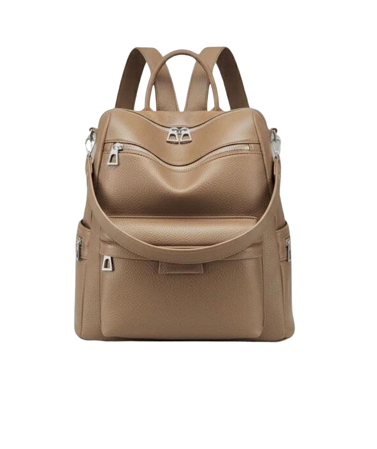 jaisom Stylish Women's Fashion Backpack Purses Multipurpose Design Handbags and Shoulder Bag (-Buzz - Beige -_BZ)-picture-19