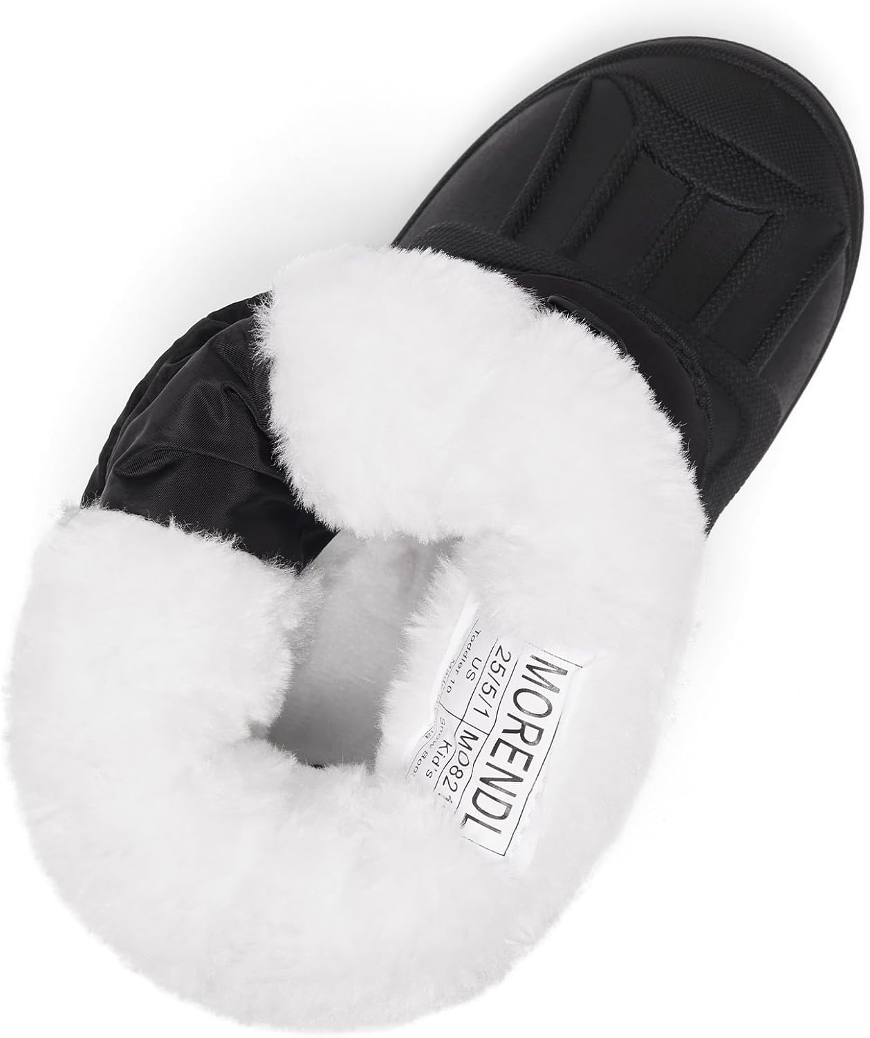 MORENDL Toddler Snow Boots Boys Girls Waterproof Insulated Winter Boots Kids Warm Fur Shoes