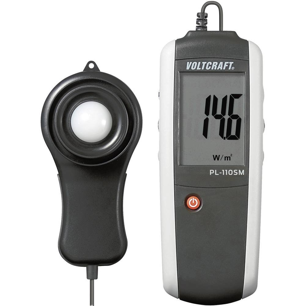 Luxmètre VOLTCRAFT PL-110SM 0-1999 W/m²