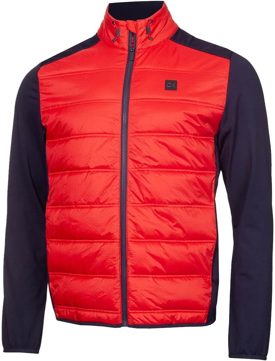 Calvin Klein Men's Rangewood Full Zip Insulated Hybrid Golf Jacket