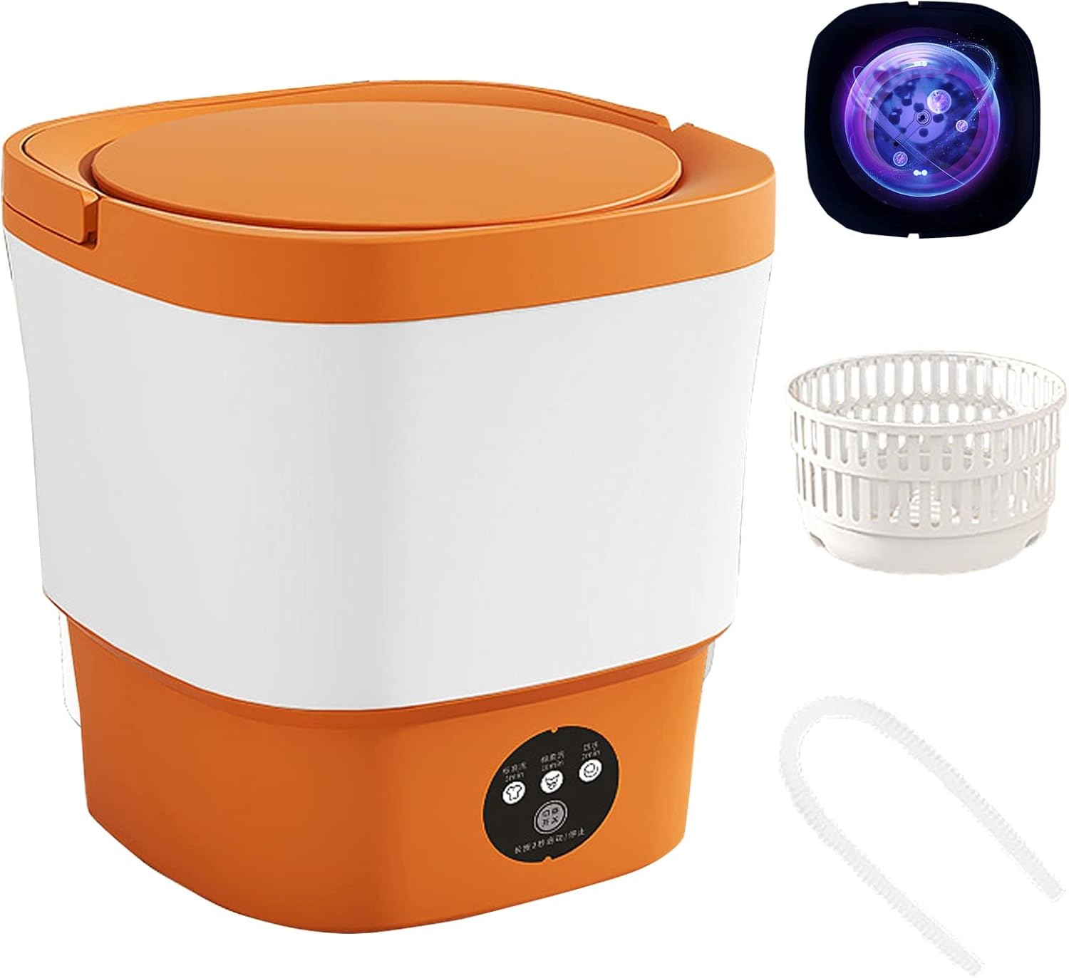 REALN 2023 New 9L Small Washing Machine Foldable with