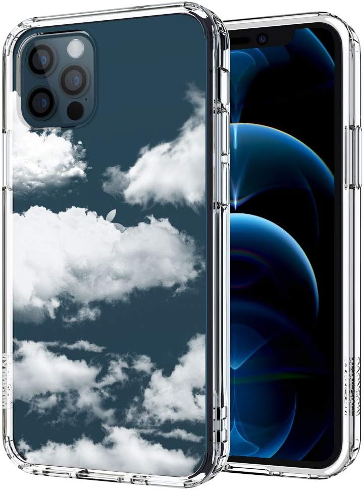 Buy Mosnovo Cloud Pattern Designed For Iphone 12 Pro Max Case 6 7 Inch Clear Case With Design Tpu Bumper With Protective Hard Case Cover Online In Turkey B08hxp6yqh