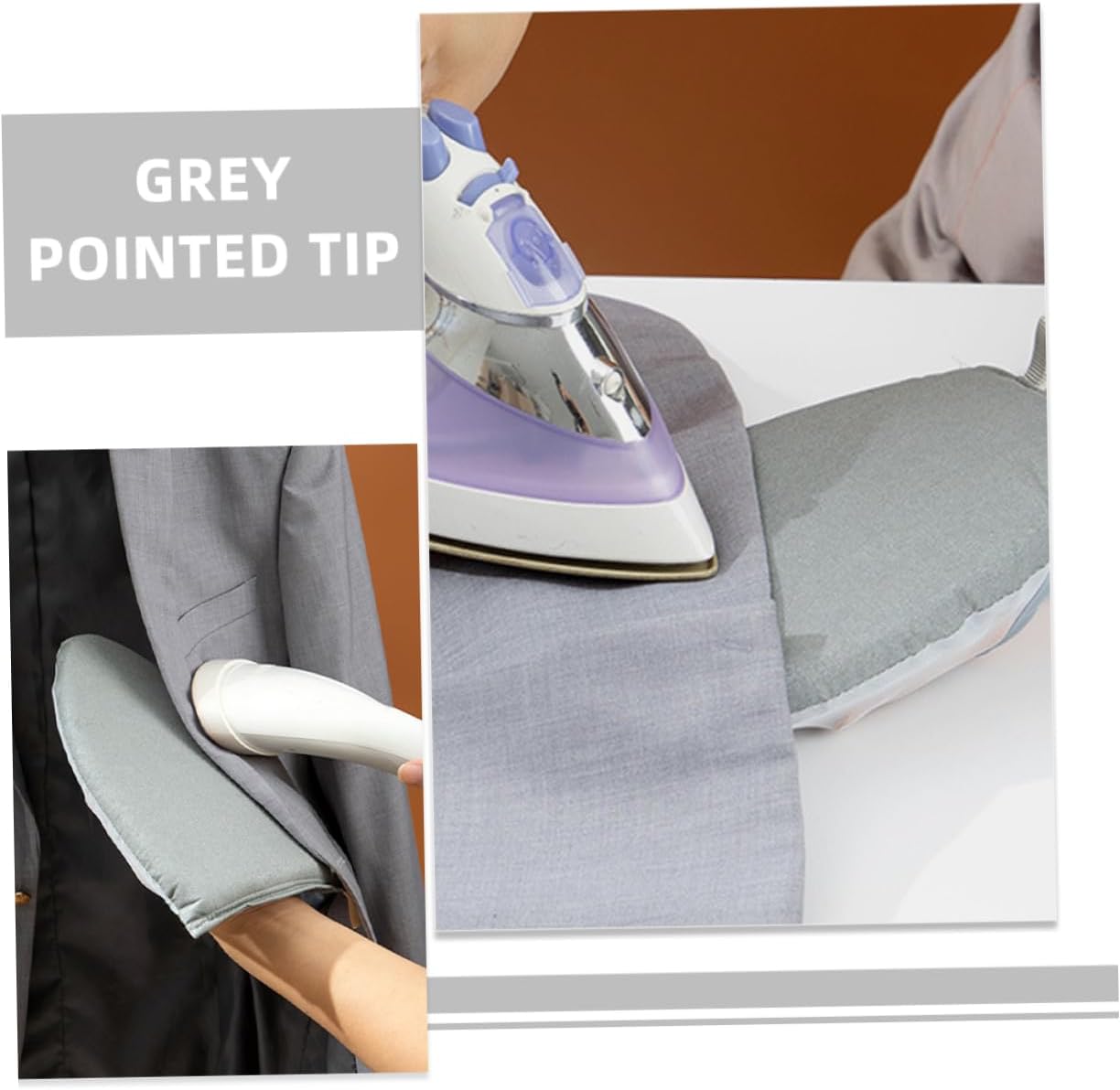 Portable Mini Handheld Ironing Board Glove Linen Sponge Safe Steaming Xmas
