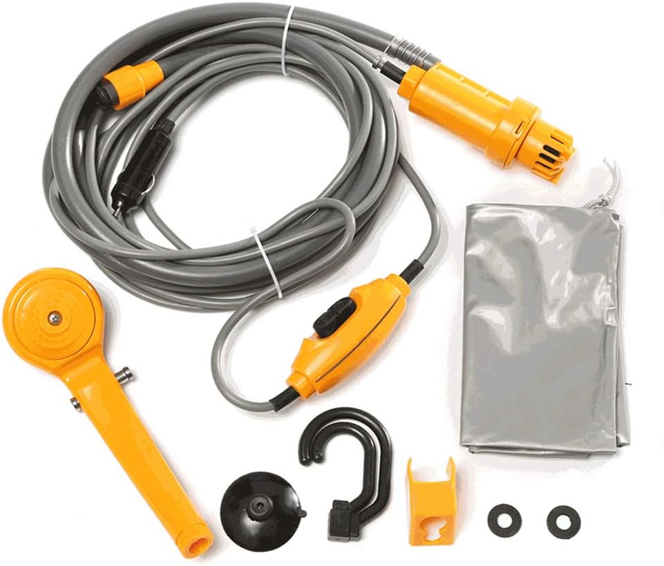 Portable Camping Shower Pressure Washer Automobile Shower Set Suitable for Indoor or Outdoor Use Pet Washing Car Washing Camping Baby Showering